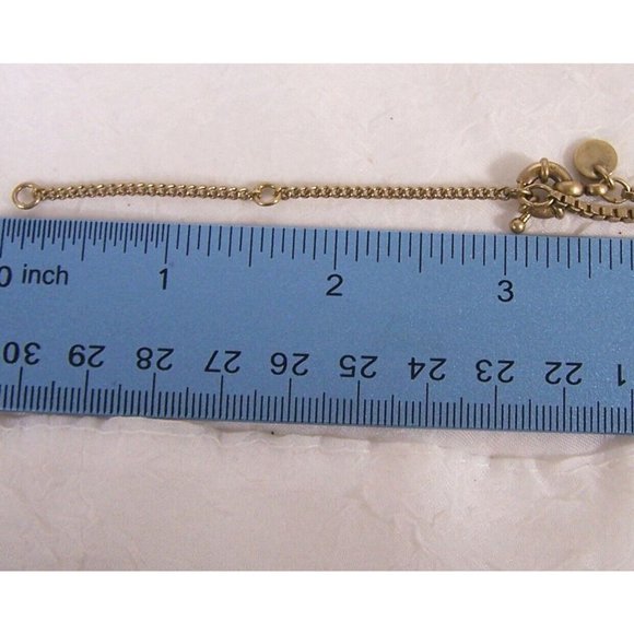 MadeWell Tri-Metal Tones Geometric Necklace 18" Gold Copper Silver 3" Extender - Picture 6 of 6